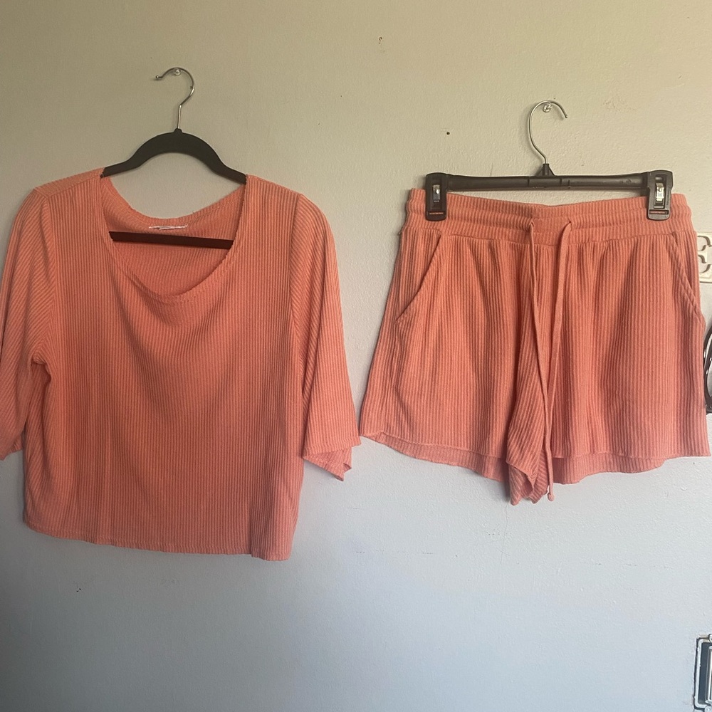 Women's Coral Lounge Set